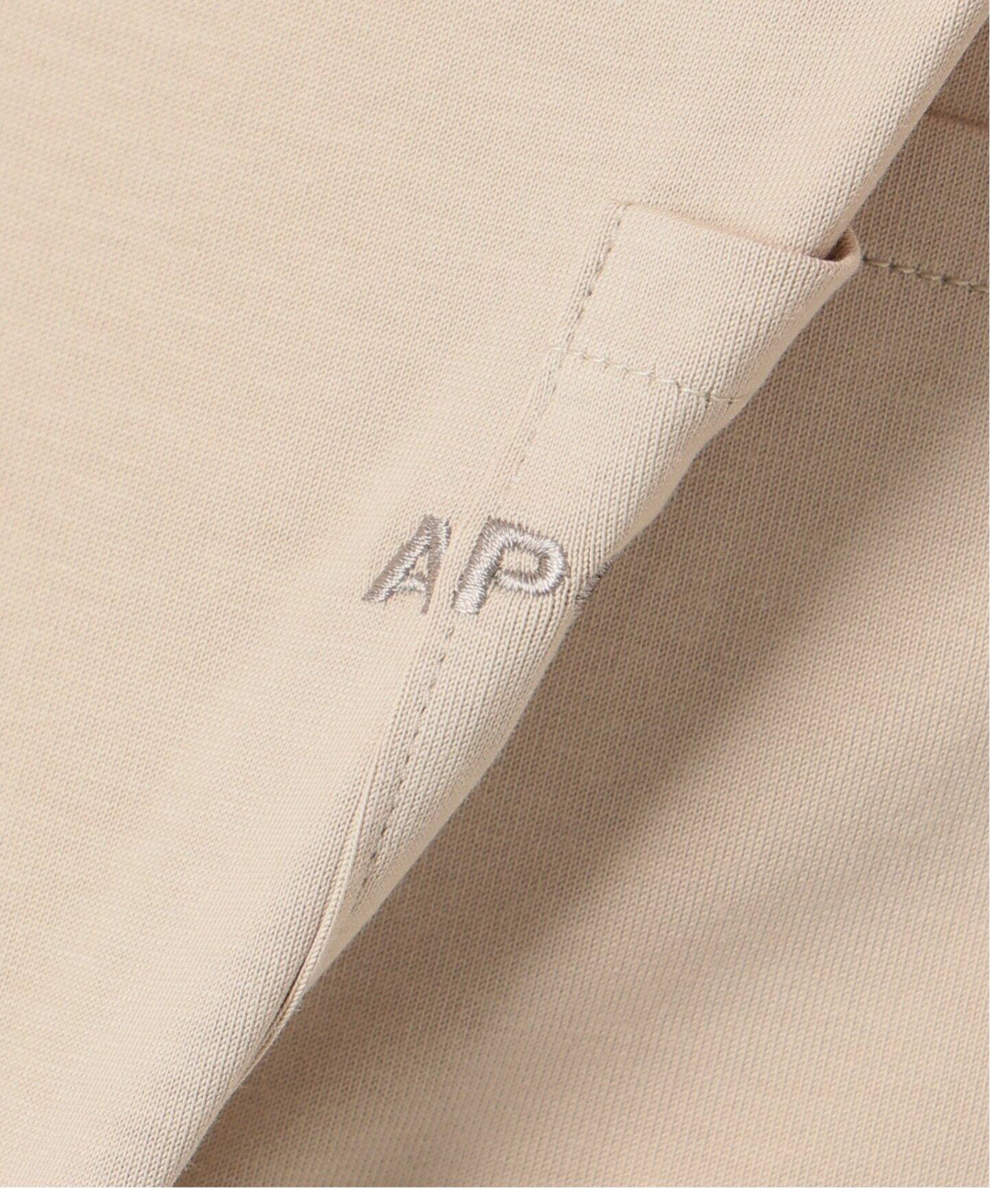 IENA 今季A.P.C./アーペーセー ポケット POCKET Tシャツ 完売 A.P.C./アーペーセー 別注 ロゴプリント 裏毛ロングスリーブ