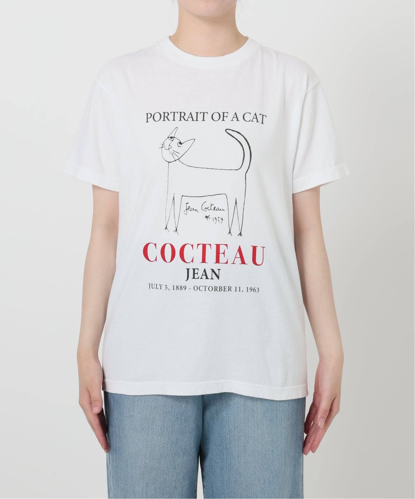 THE CULTURE CODE × Jean Cocteau 別注 CAT Tシャツ（Tシャツ