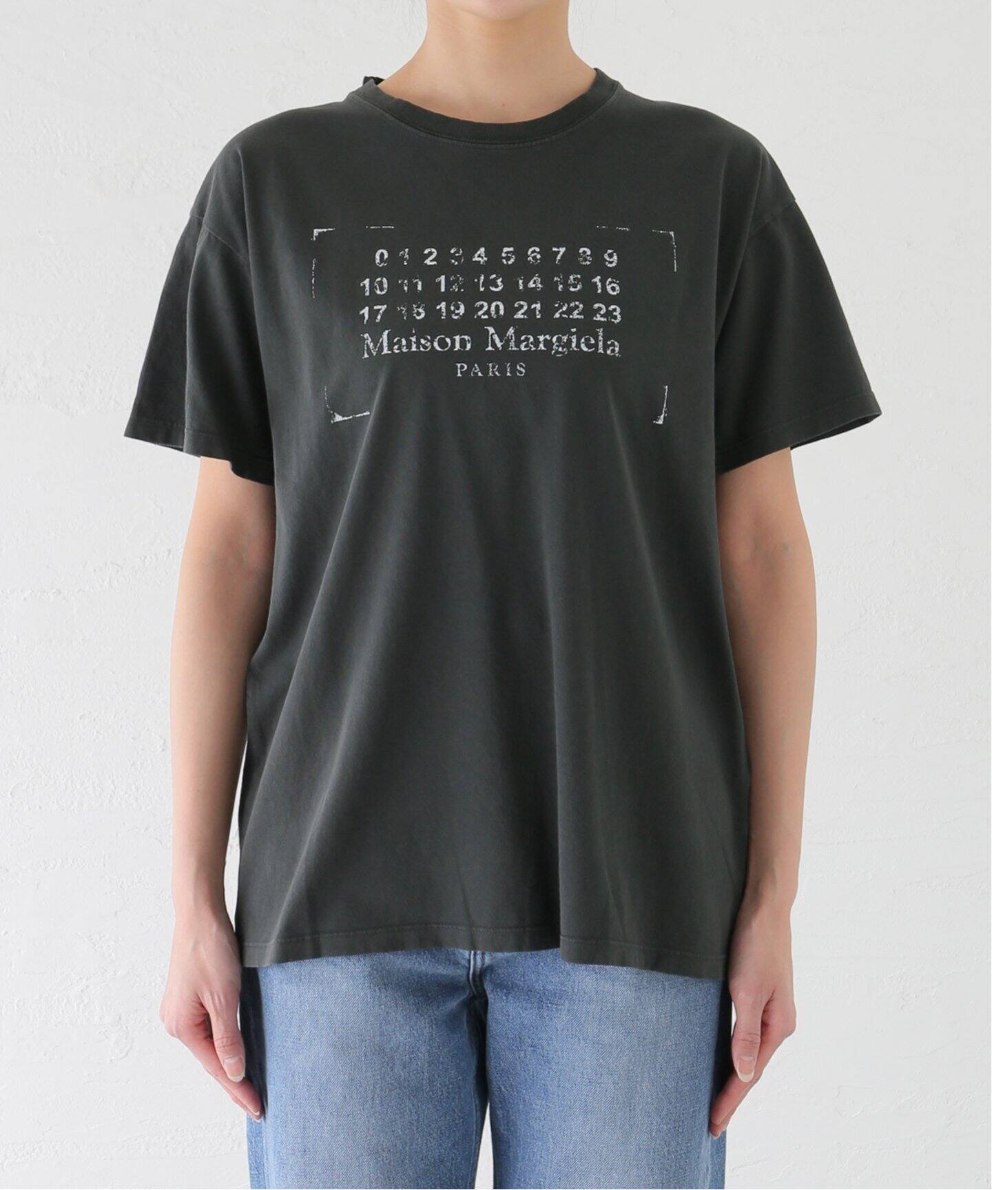 マルタンマルジェラ メンズ Tシャツ トップス Print T-shirt - black 