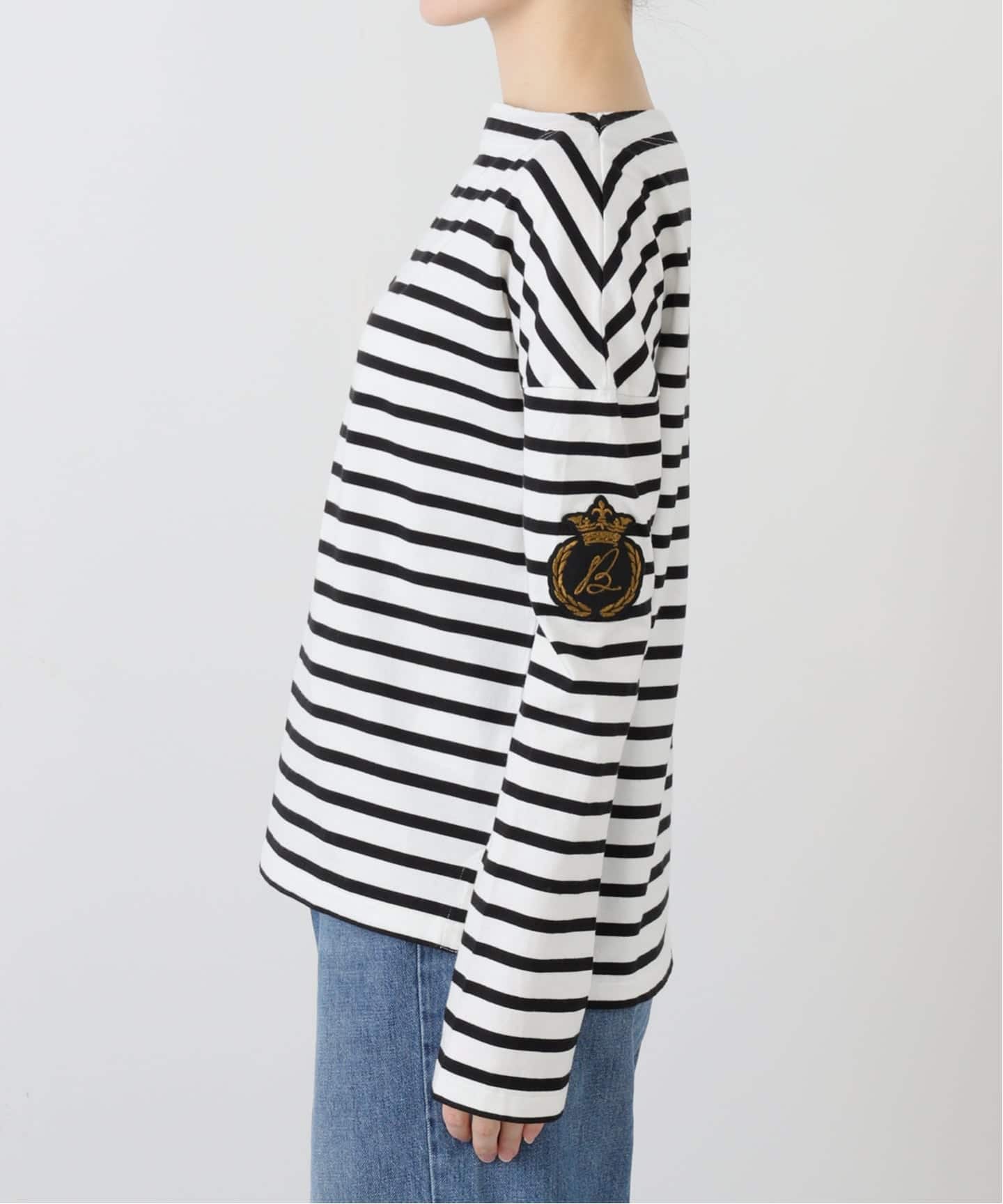 MADISONBLUE/マディソンブルー BN LS TEE BODER Tシャツ MB254-7014IN