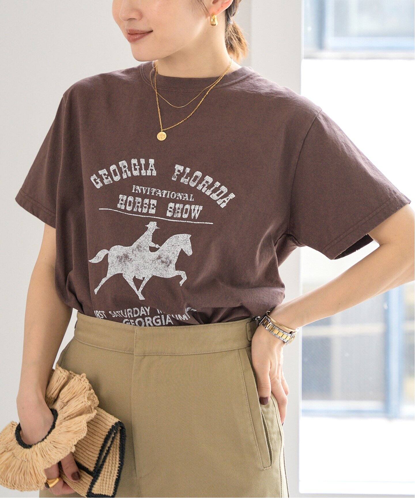 IENA｜COUTURE D'ADAM/クチュールドアダム Vintage Remake TEE
