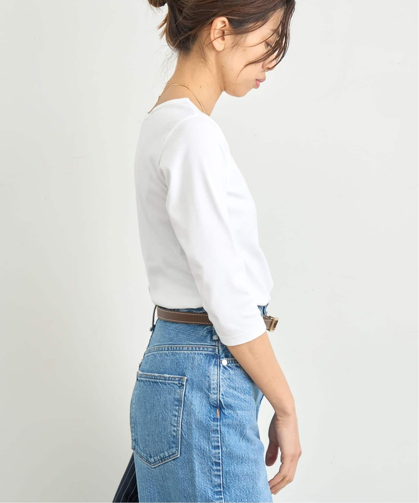IENA ATON/エイトン 別注 SUVIN FRAISE SS Tシャツ ATON/エイトン 別注 SUVIN FRAISE ショートスリーブ Tシャツ（T