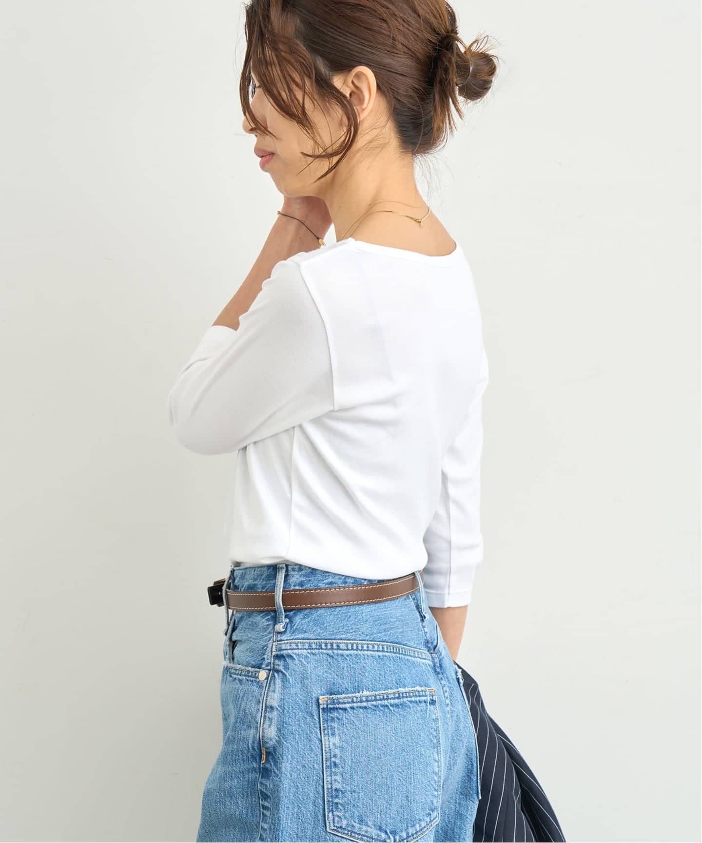IENA/ イエナ ATON Tシャツ ATON/エイトン 別注 AIR SPINNING OVER SIZE TEE Tシャツ（T