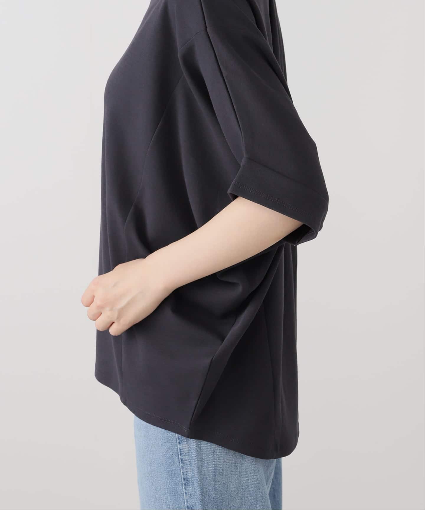 強撚ポンチニュアンスプルオーバー（Tシャツ／カットソー
