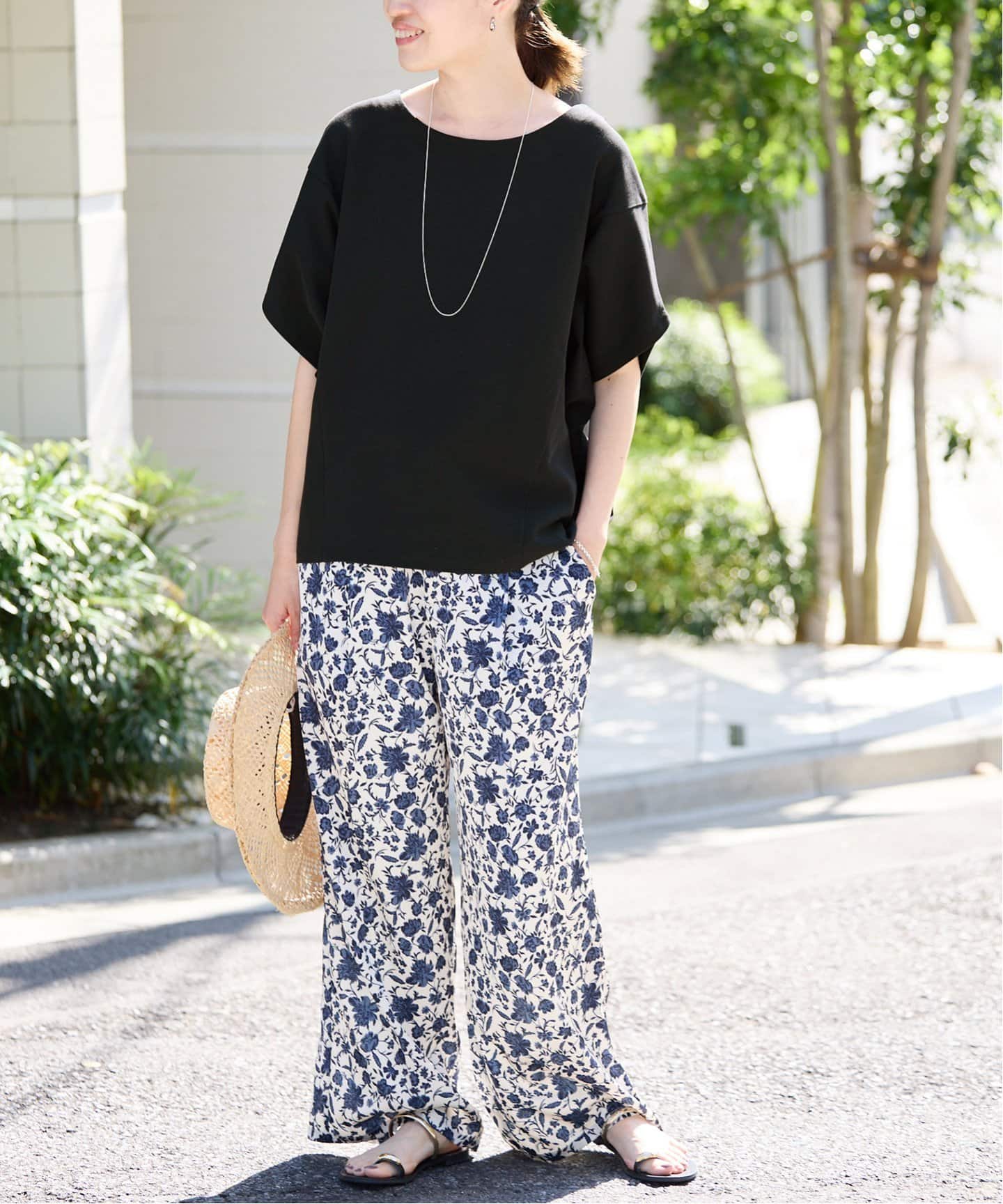 追加2》強撚ポンチ5分袖プルオーバー（Tシャツ／カットソー）｜SLOBE