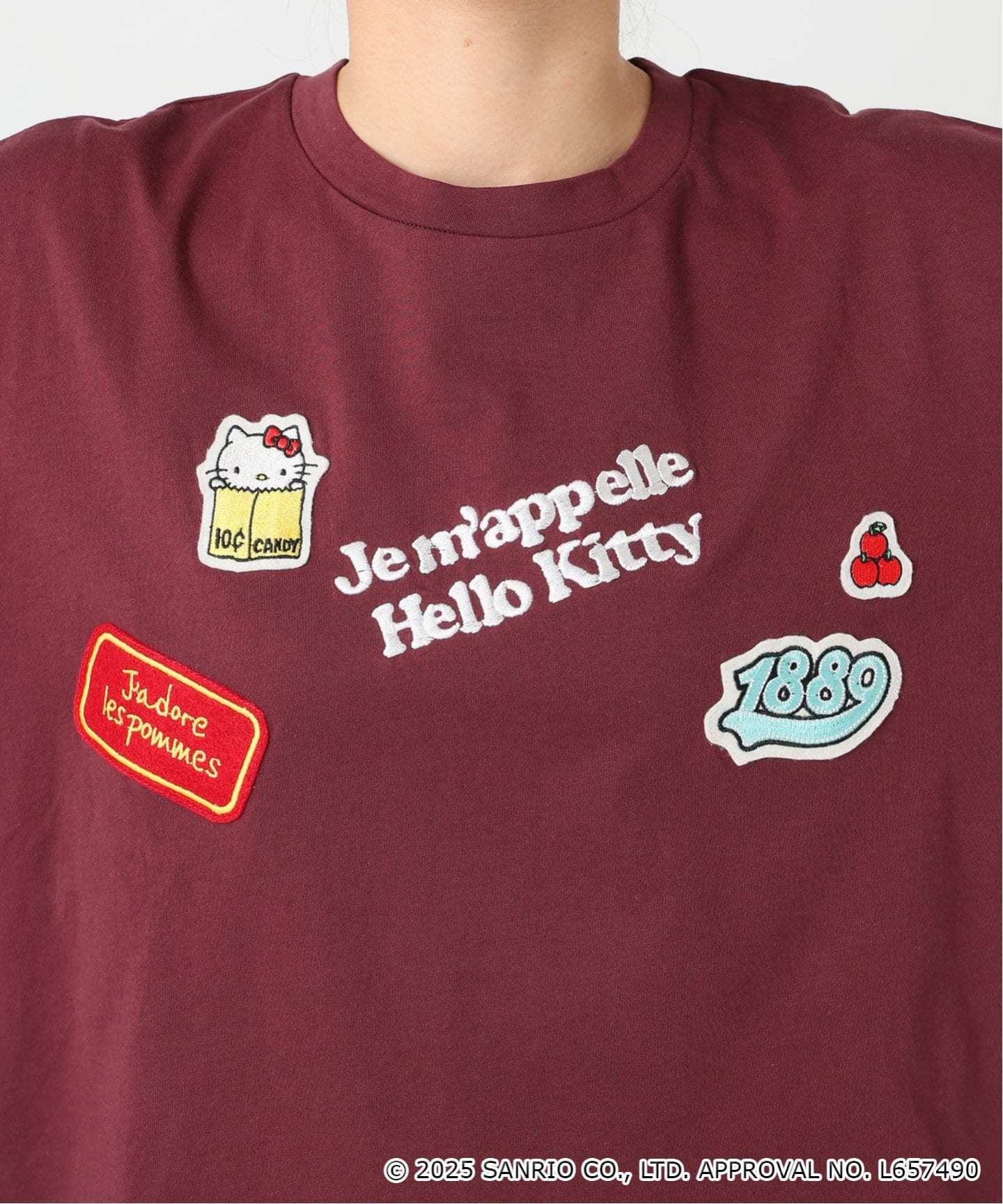 スローブイエナ Tシャツ 一部店舗・WEB限定》Hello Kitty ワッペンTEE（Tシャツ
