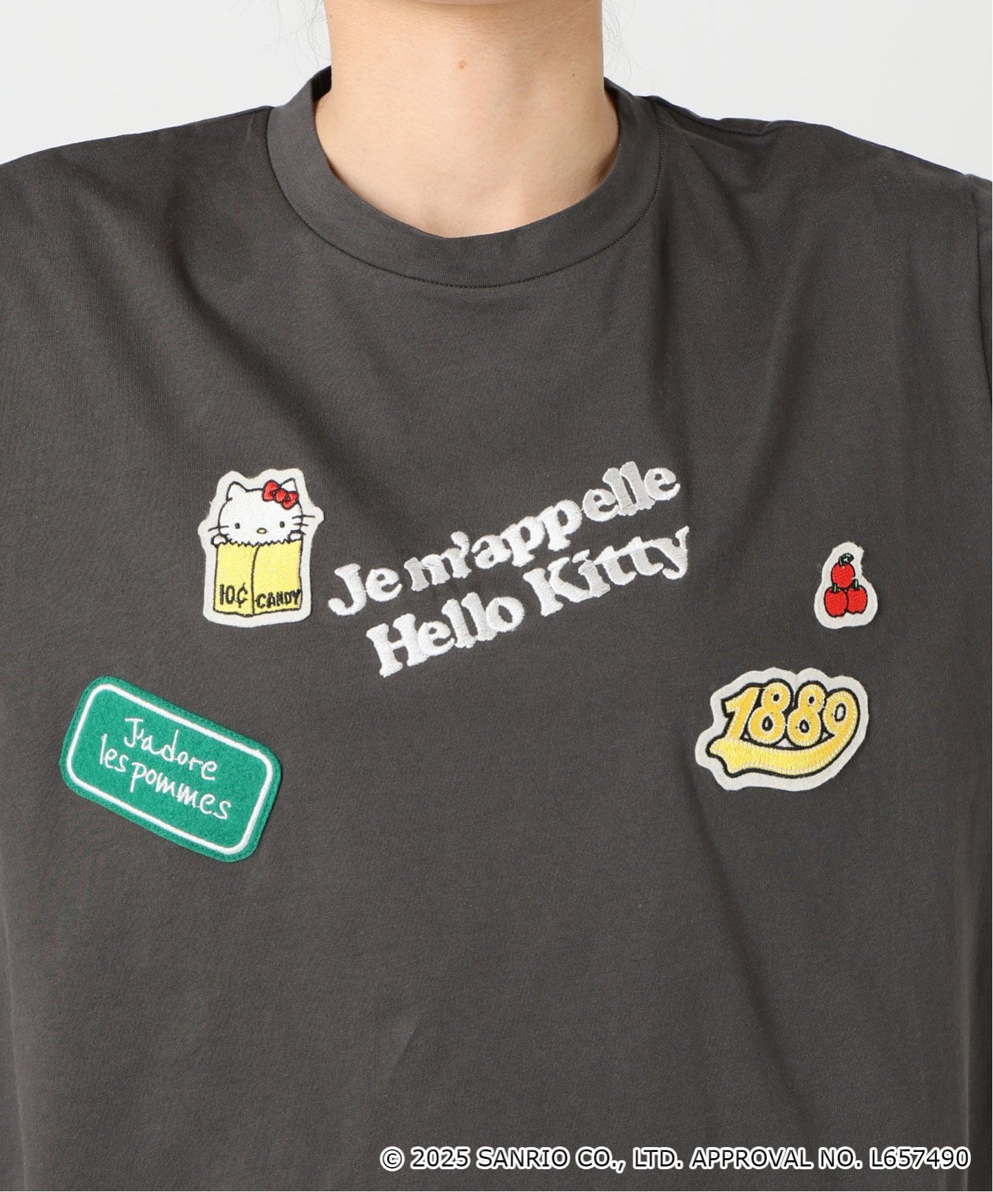 スローブイエナ Tシャツ 一部店舗・WEB限定》Hello Kitty ワッペンTEE（Tシャツ