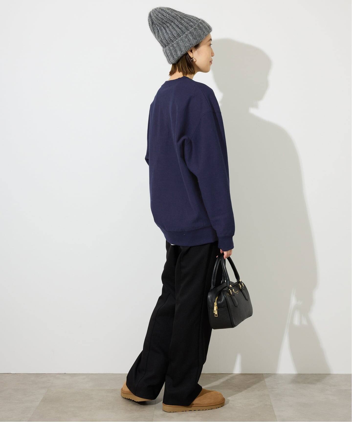 ピンコ　ネイビーロゴ裏毛トップス Adidas Quarter Zip Pullover - Navy – Victor Coppolani