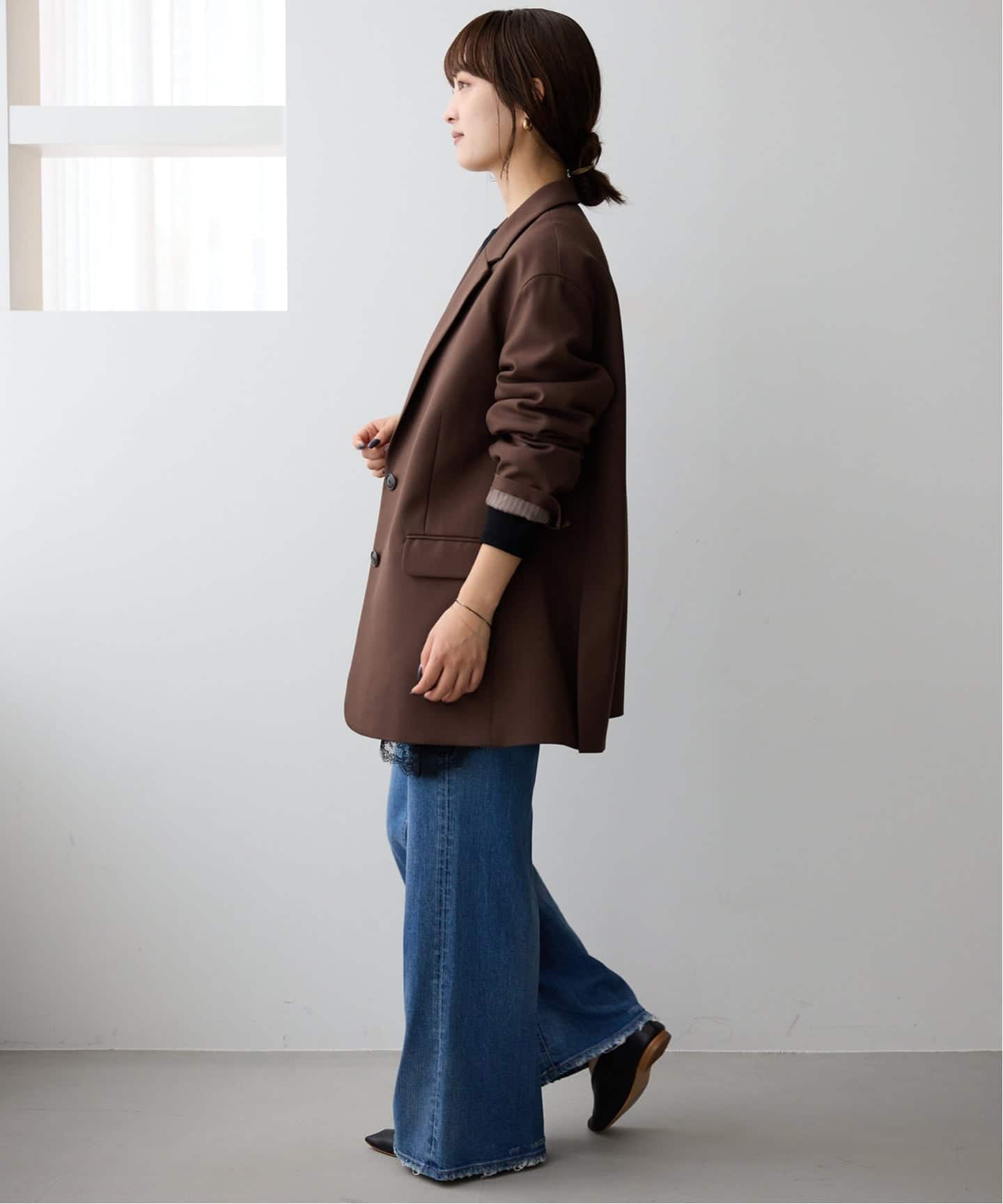 レースコンビカットソー（Tシャツ／カットソー）｜SLOBE IENA