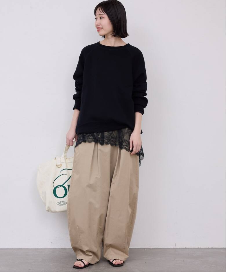 追加4》レースコンビカットソー（Tシャツ／カットソー）｜SLOBE IENA 