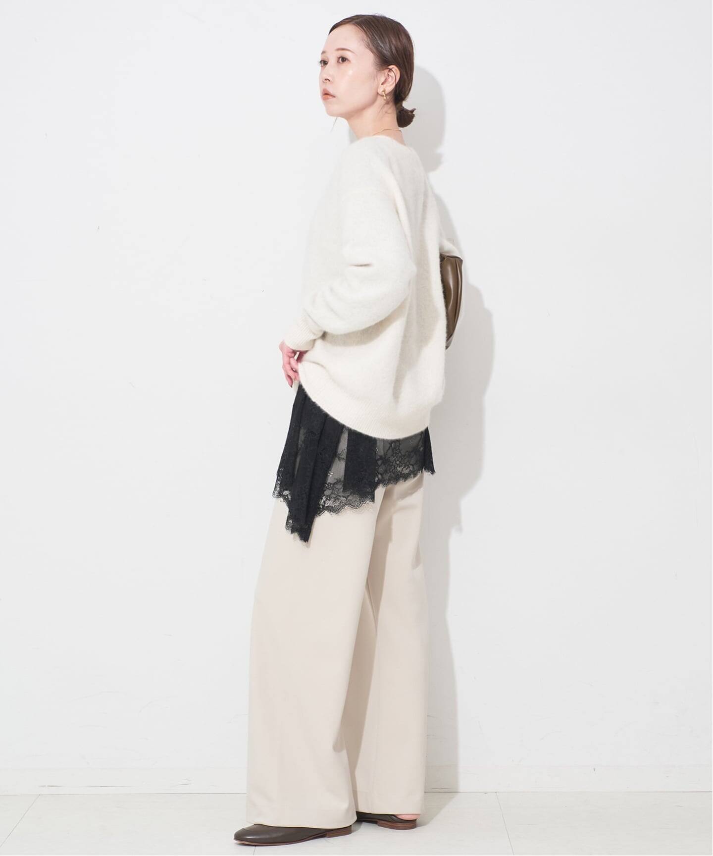 追加4》レースコンビカットソー（Tシャツ／カットソー）｜SLOBE IENA 