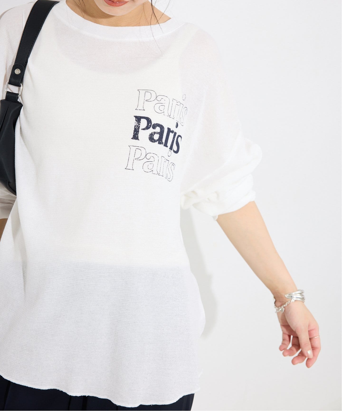 PARISシアーカットソー（Tシャツ／カットソー）｜SLOBE IENA（スローブ