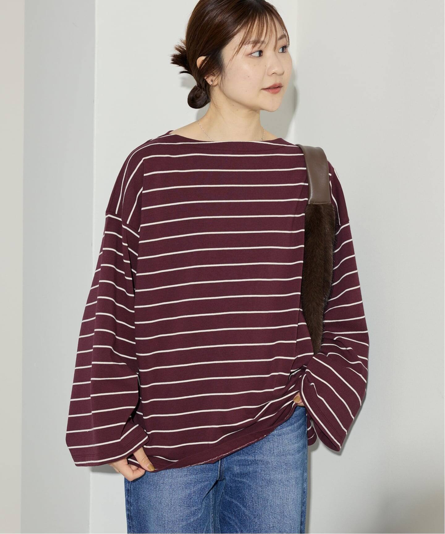 最終価格 SLOBE IENA C/Ca ワイドリブプルオーバー ボーダー SLOBE IENA｜ボーダープルオーバー | Rakuten Fashion(楽天