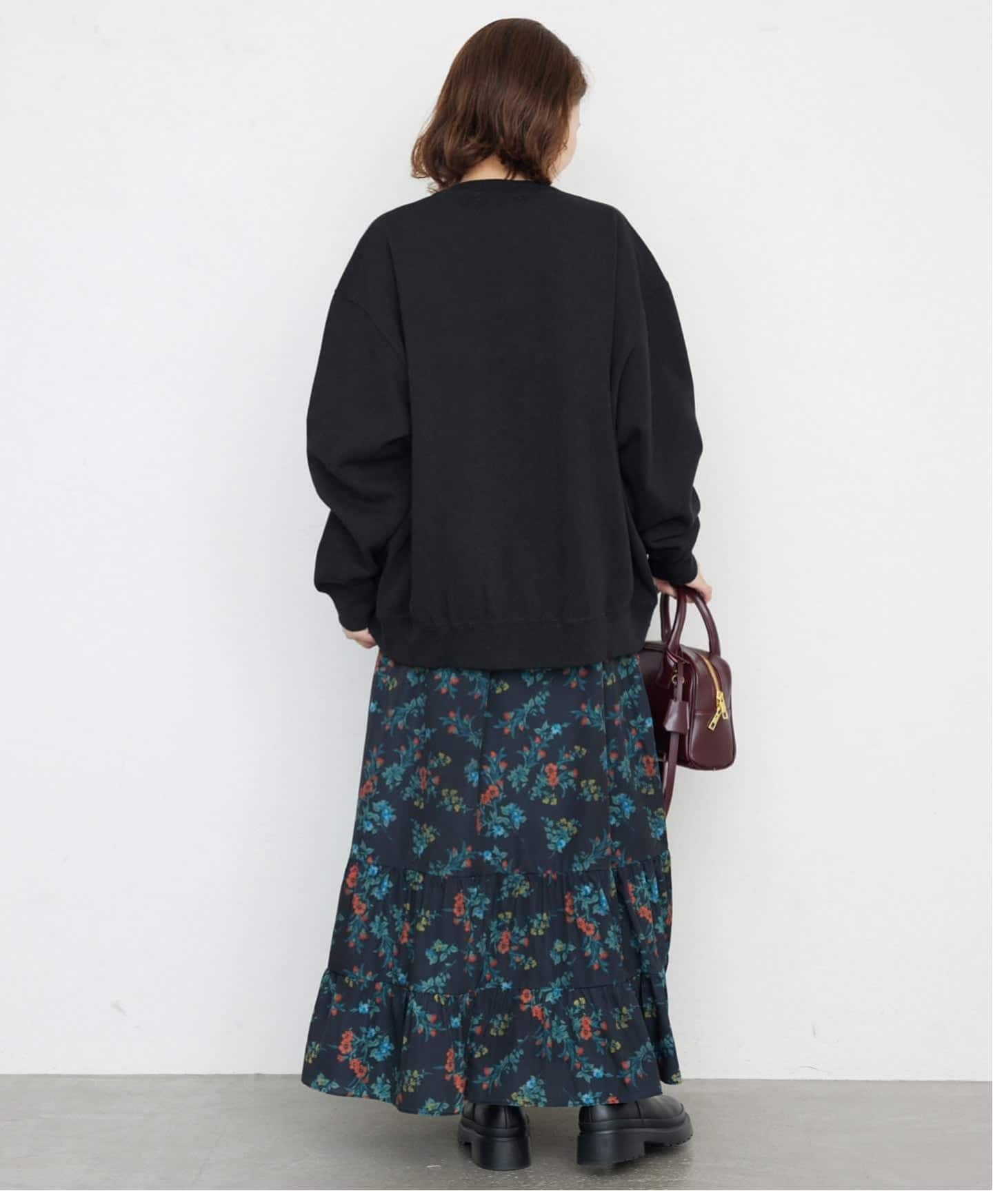 WEB限定/追加3》ダブルフェイスジャージースナップカーディガン