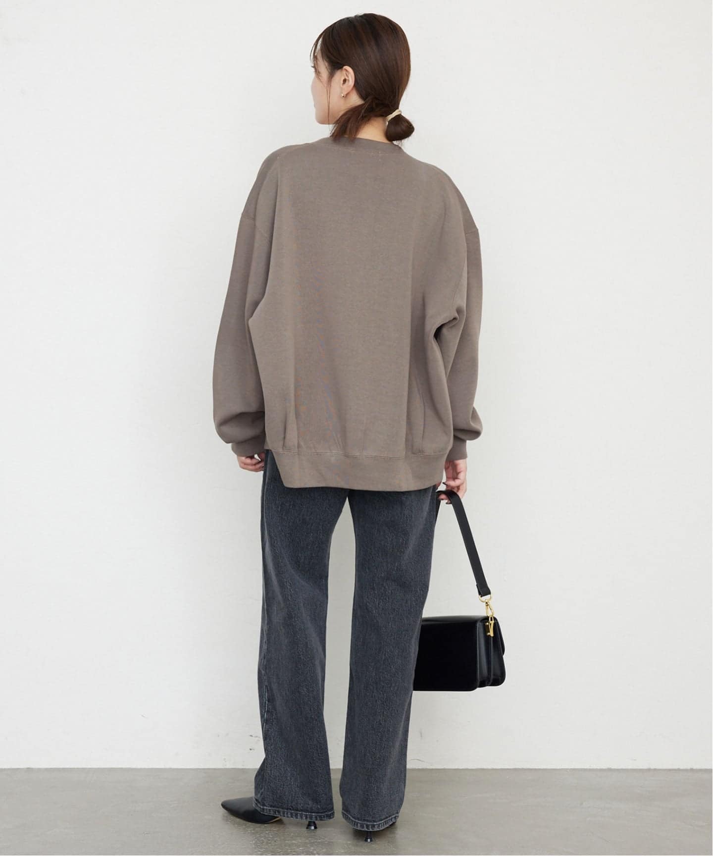 WEB限定/追加4予約》ダブルフェイスジャージースナップカーディガン