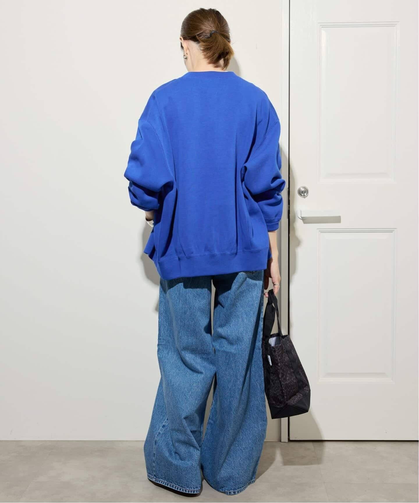 WEB限定/追加4予約》ダブルフェイスジャージースナップカーディガン