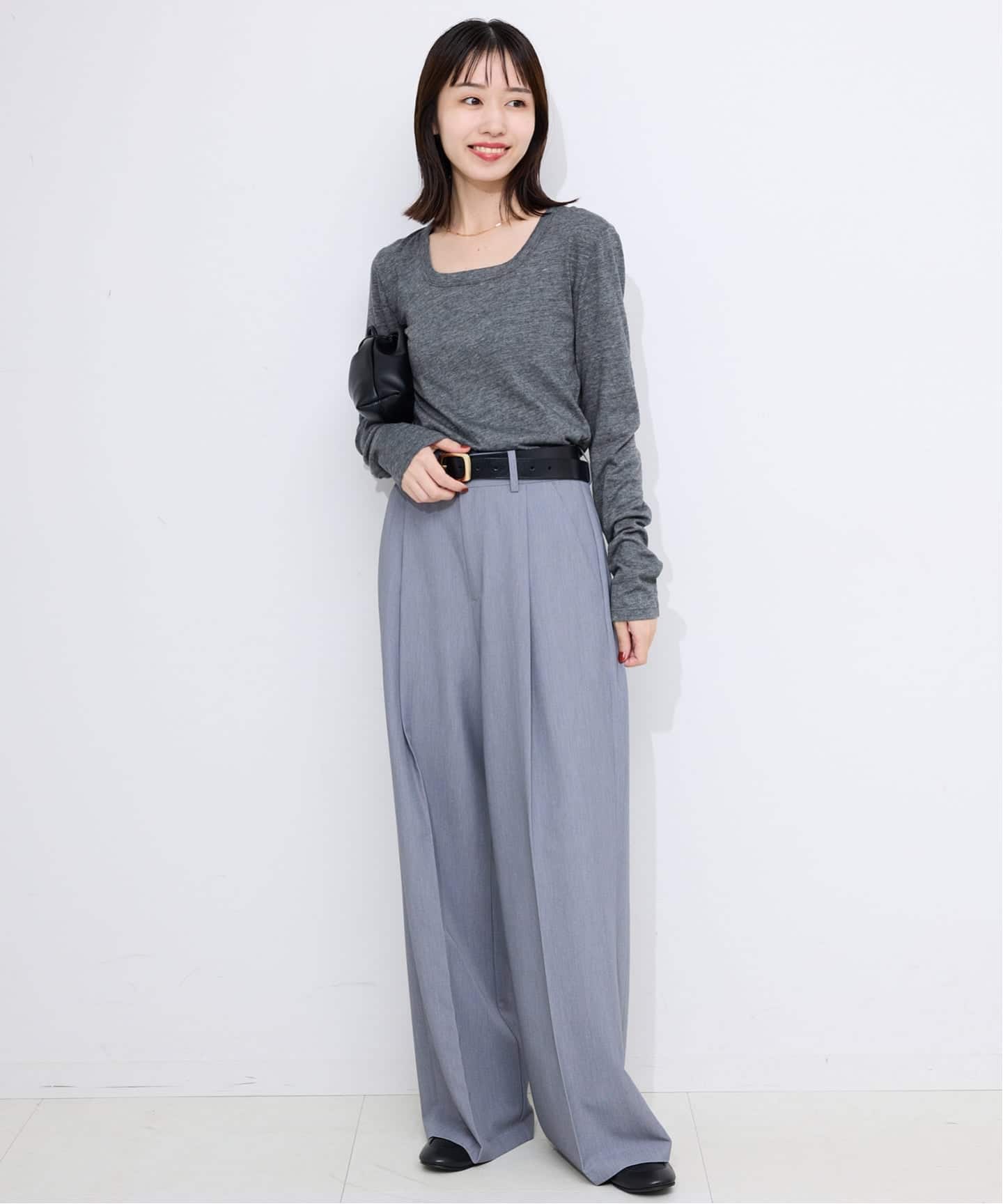 スローブイエナ　SLOBE IENA スラブ天竺クルーネックロンTEE 2枚 SLOBE IENA（スローブイエナ）の「《追加2》スラブ天竺クルー