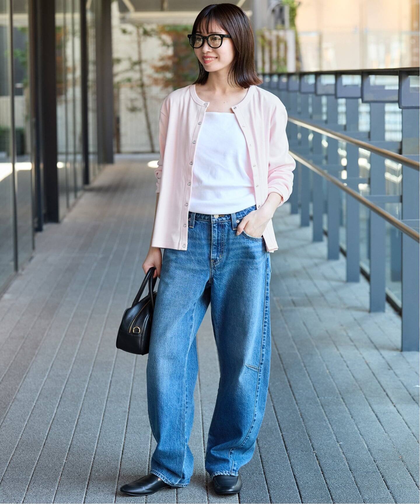 WEB限定/追加》フライスパールボタンカーディガン（カーディガン