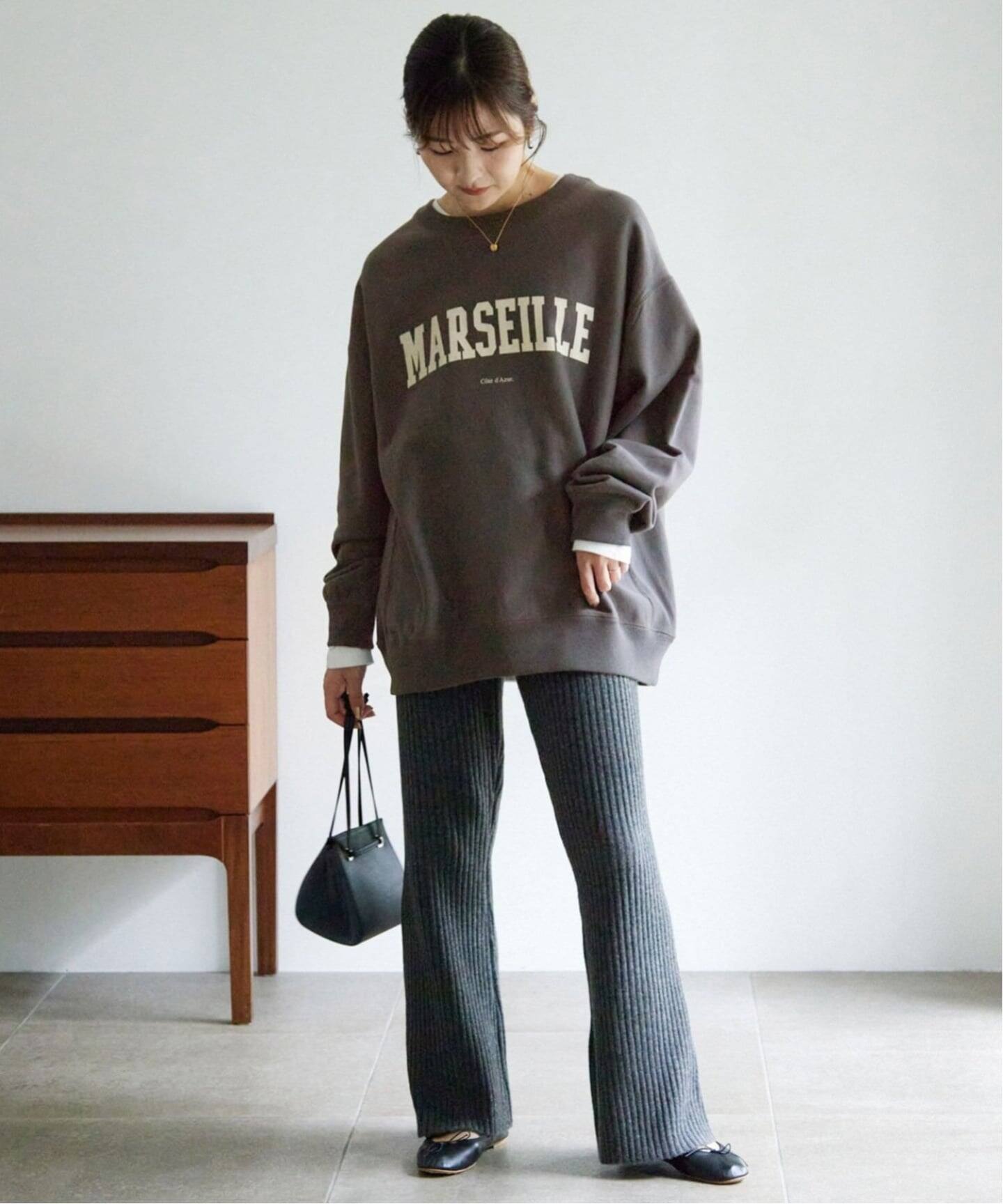 WEB限定/追加》MARSEILLE ロゴスウェット（スウェット）｜SLOBE IENA 