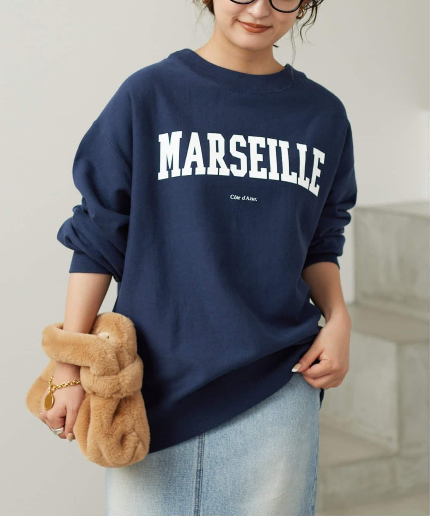 WEB限定/追加》MARSEILLE ロゴスウェット（スウェット）｜SLOBE