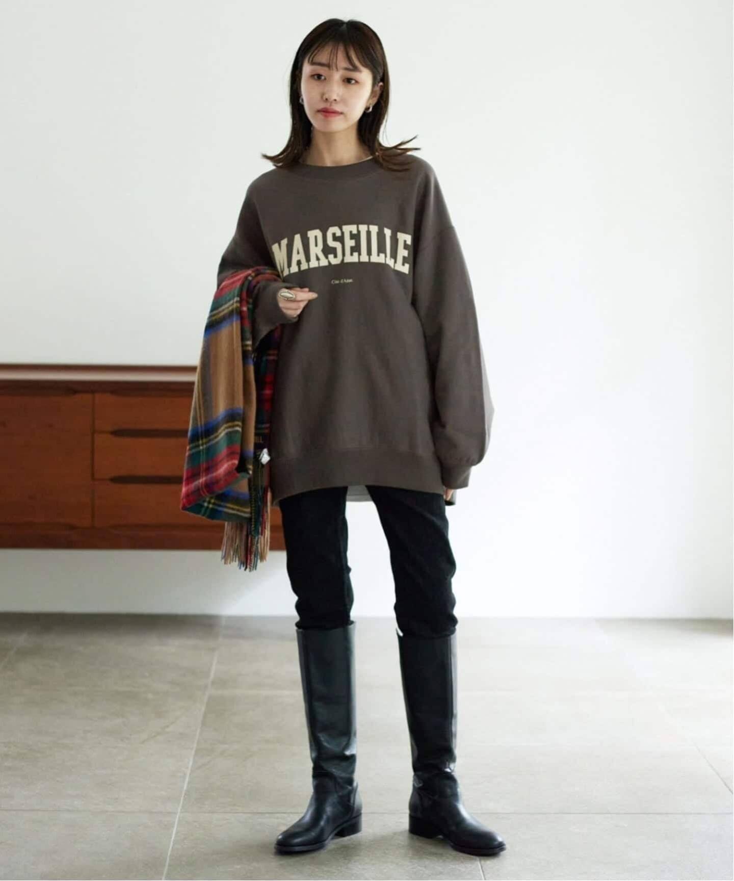 WEB限定/追加3》MARSEILLE ロゴスウェット（スウェット）｜SLOBE IENA