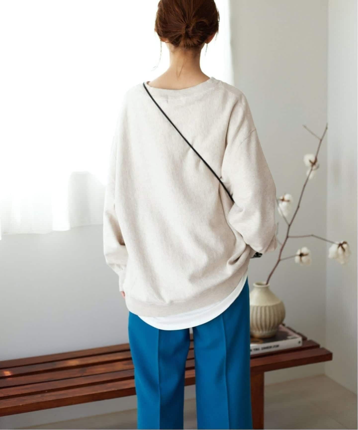 SLOBE IENA MARSEILLE ロゴスウェット WEB限定/追加3予約》MARSEILLE ロゴスウェット（スウェット