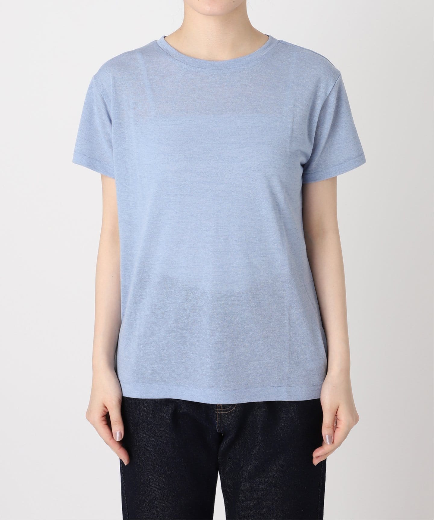 【新品】スローブイエナ 　カットソー　半袖 追加2》スラブ5分袖TEE（Tシャツ／カットソー）｜SLOBE IENA