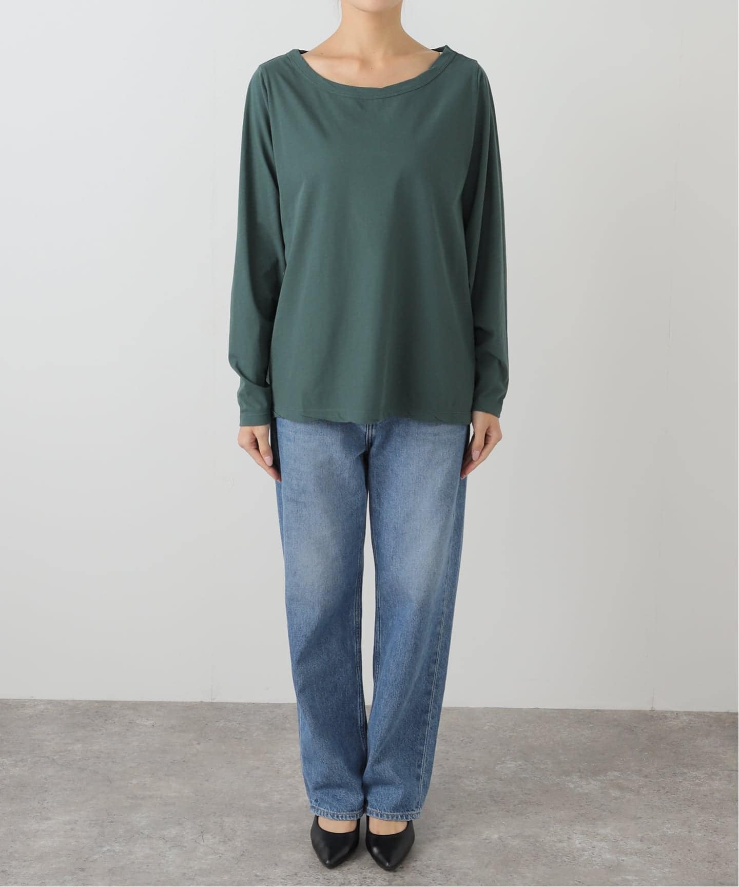 スローブイエナ  強撚天竺TEE ２枚セット 強撚天竺 ニュアンスロンTEE（Tシャツ／カットソー）｜SLOBE IENA
