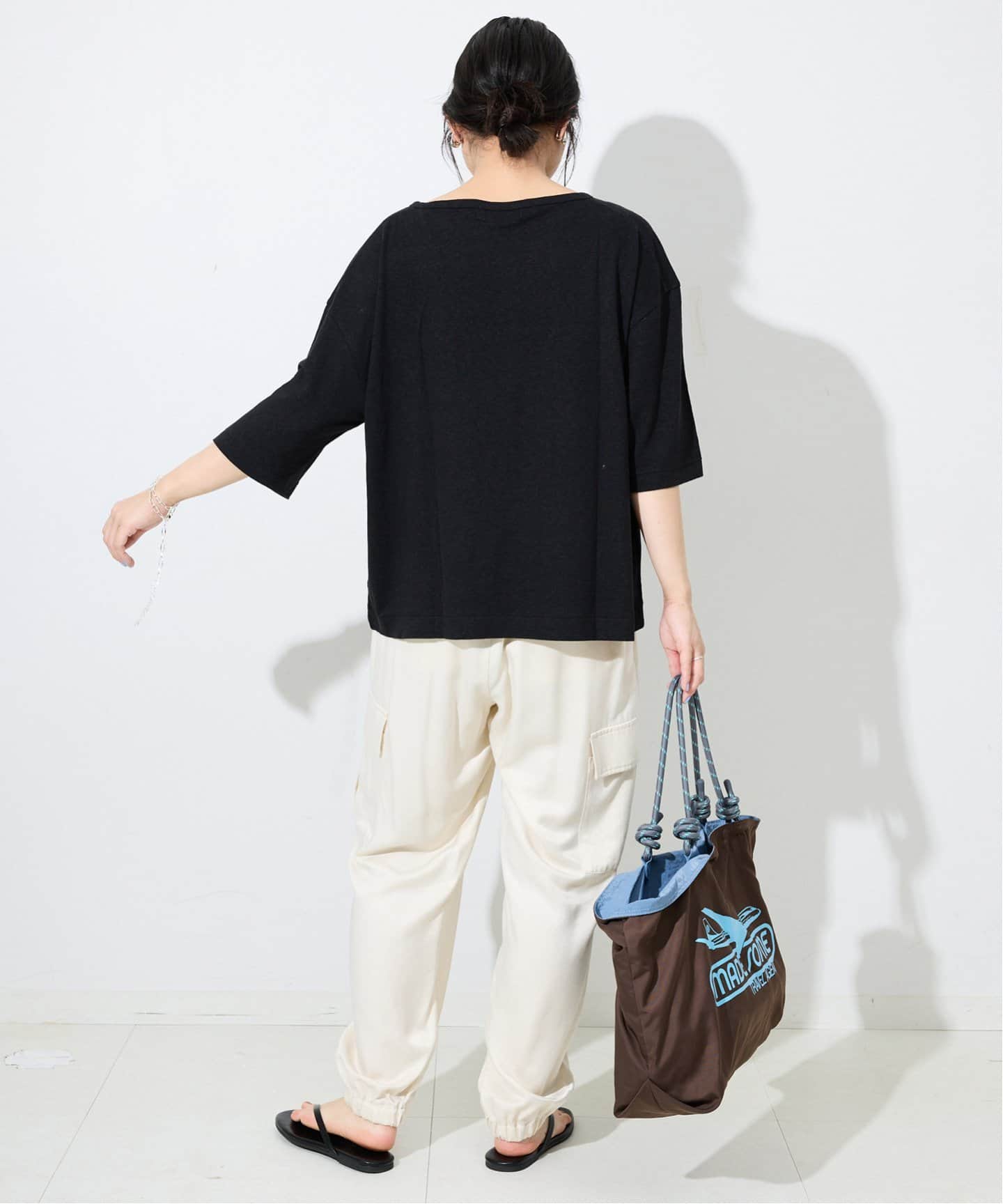 リネン混ジャージーBIG TEE（Tシャツ／カットソー）｜SLOBE IENA