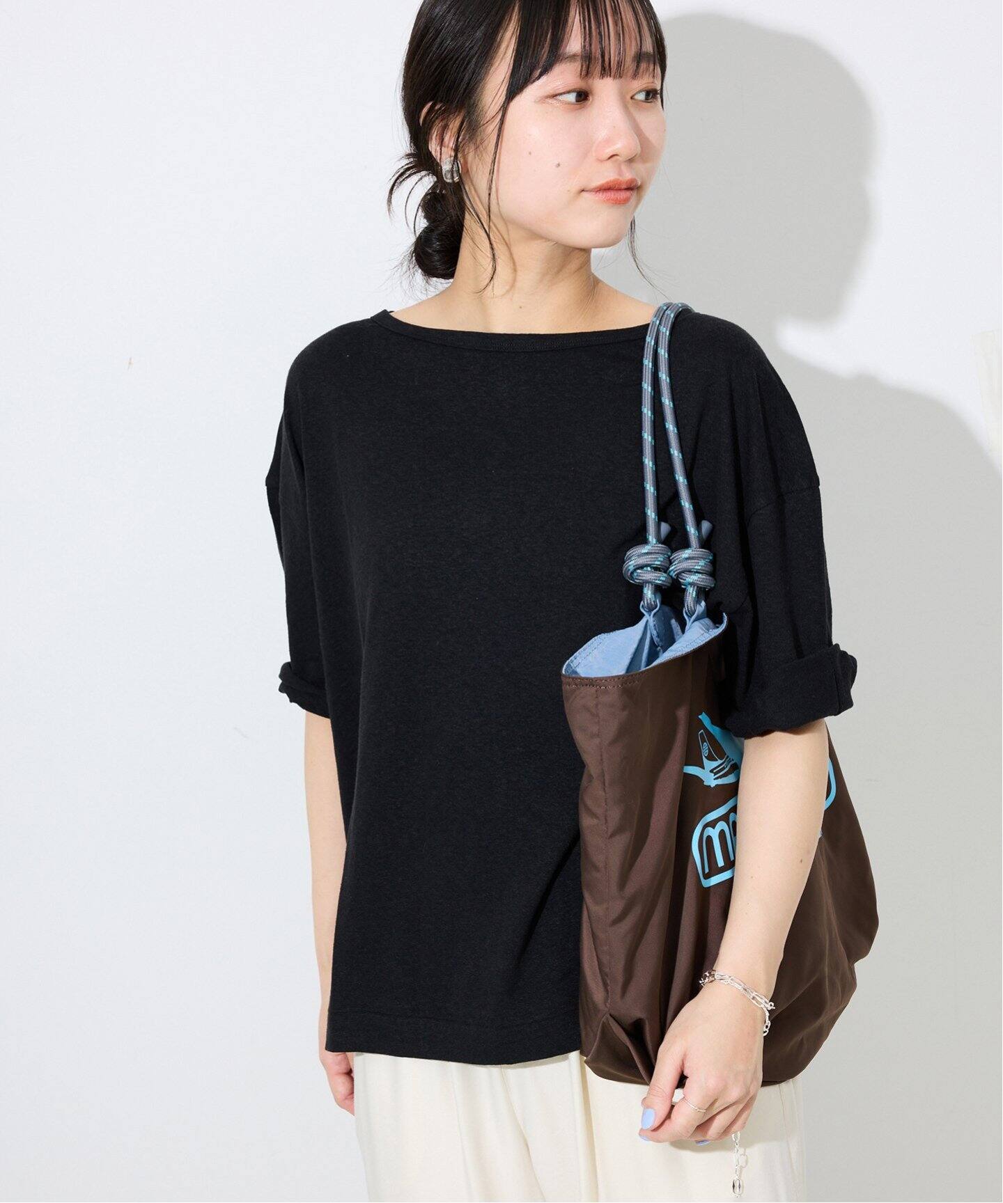 リネン混ジャージーBIG TEE（Tシャツ／カットソー）｜SLOBE IENA