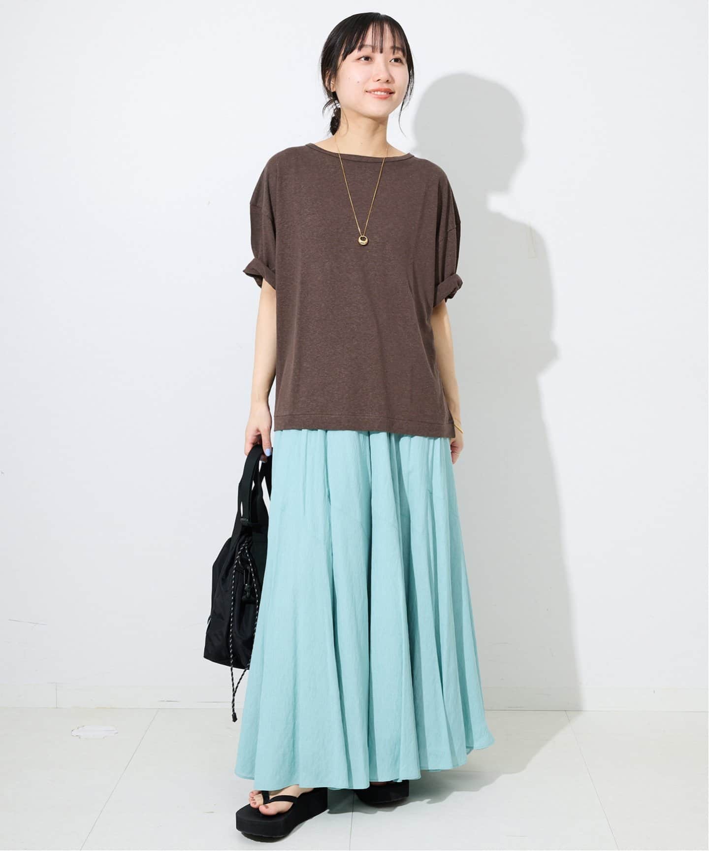 未使用　スローブイエナ　リネン混ジャージーBIG TEE 2枚セット リネン混ジャージーBIG TEE（Tシャツ／カットソー）｜SLOBE IENA