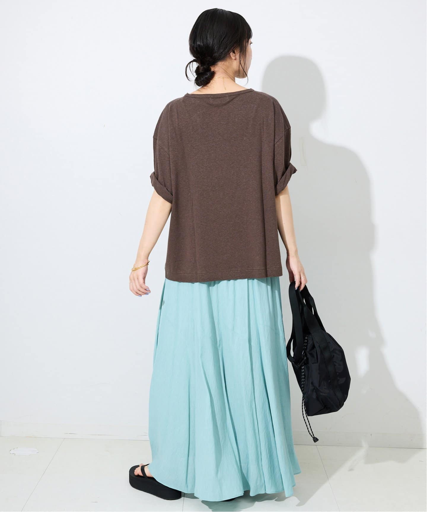 リネン混ジャージーBIG TEE（Tシャツ／カットソー）｜SLOBE IENA