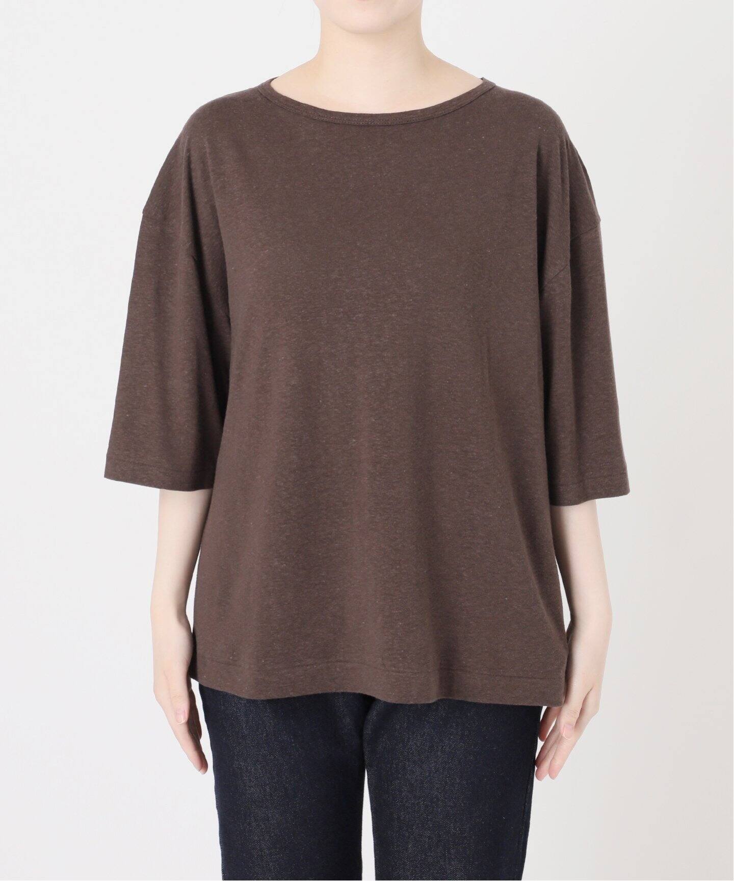 未使用　スローブイエナ　リネン混ジャージーBIG TEE 2枚セット リネン混ジャージーBIG TEE（Tシャツ／カットソー）｜SLOBE IENA