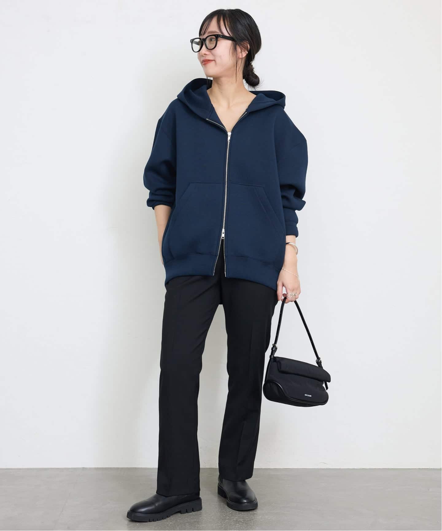 追加5》ボリュームジップアップフーディー（パーカー）｜SLOBE IENA