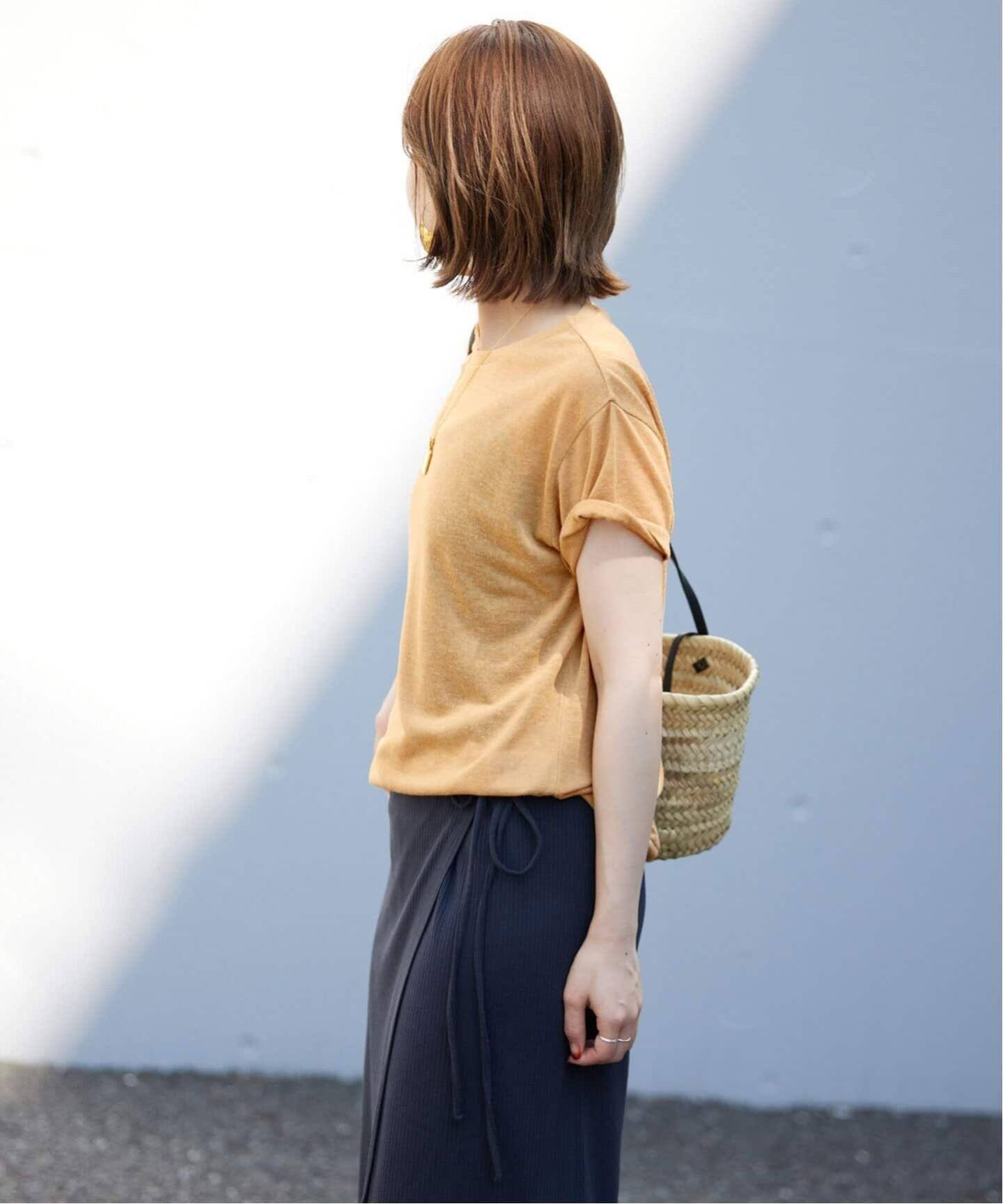tシャツ 「追加2」スラブ5分袖TEE レディース 追加》スラブ5分袖TEE（Tシャツ／カットソー）｜SLOBE IENA