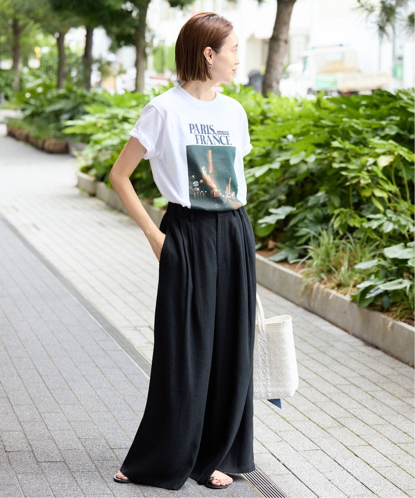 追加》PARIS NIGHT フォトTEE（Tシャツ／カットソー）｜SLOBE IENA