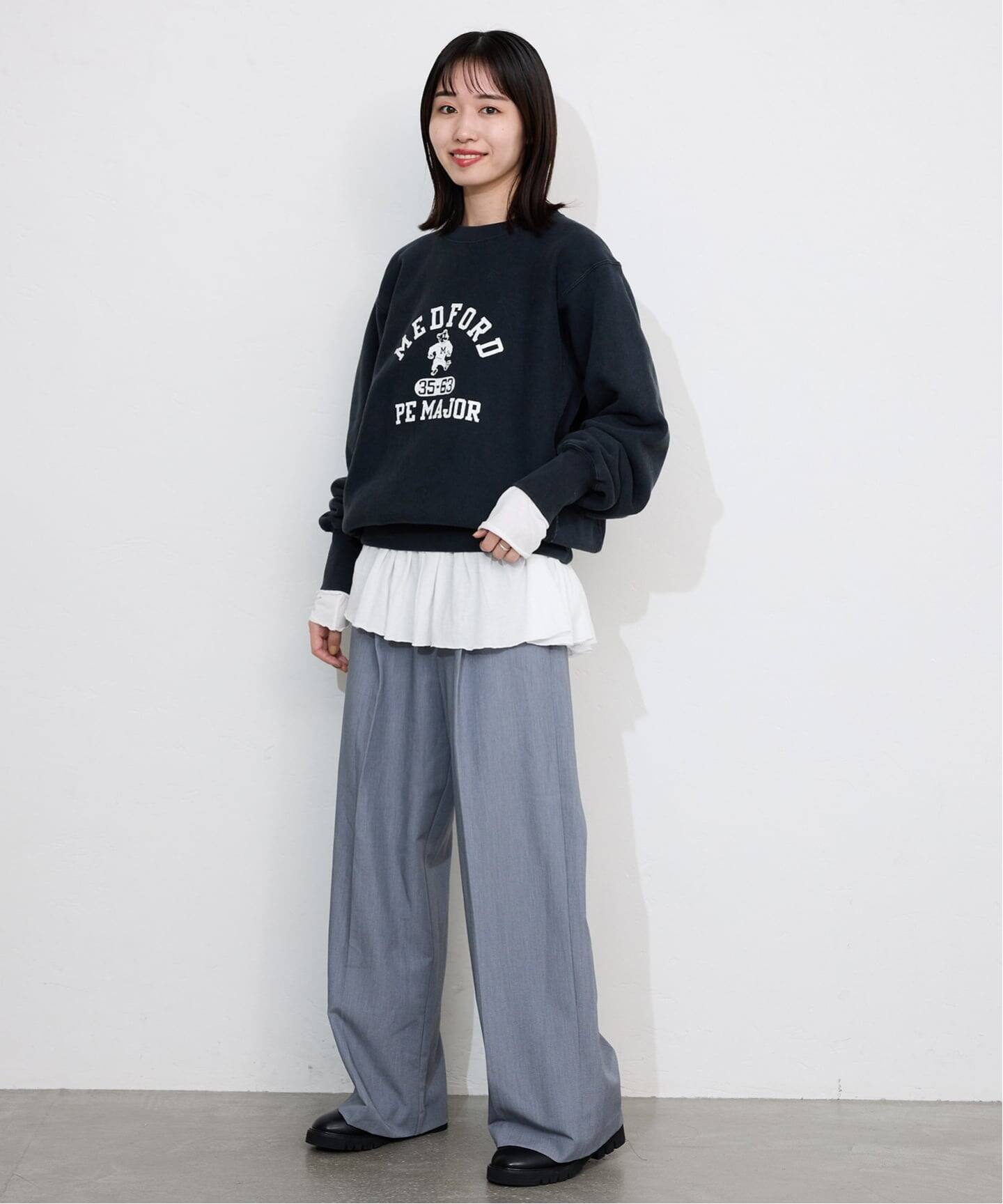 レイヤードペプラムロンTEE（Tシャツ／カットソー）｜SLOBE IENA