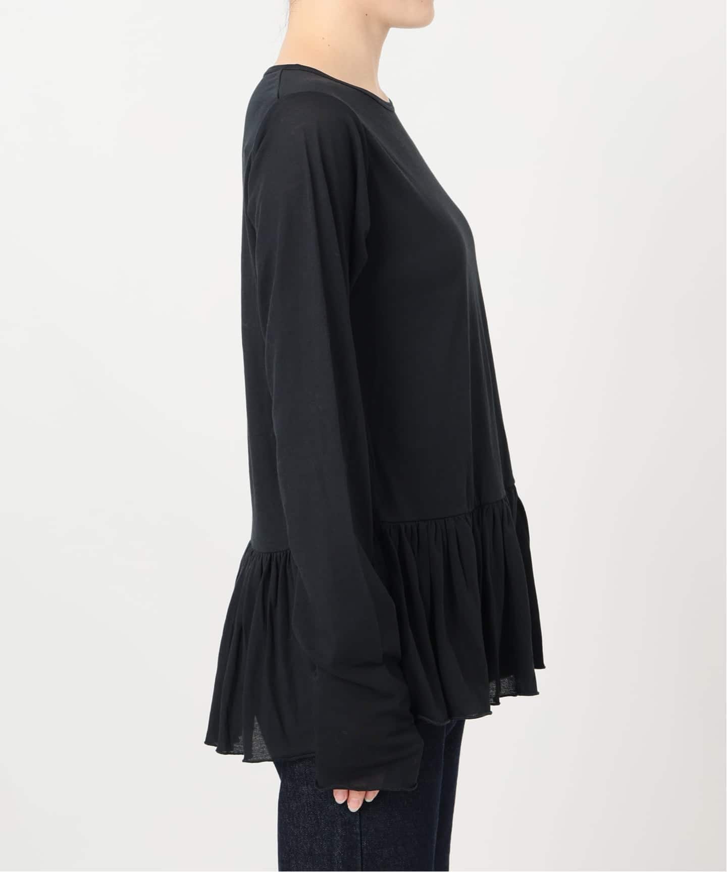 SLOBEIENA レイヤード　ペプラムロンT レイヤードペプラムロンTEE（Tシャツ／カットソー）｜SLOBE IENA