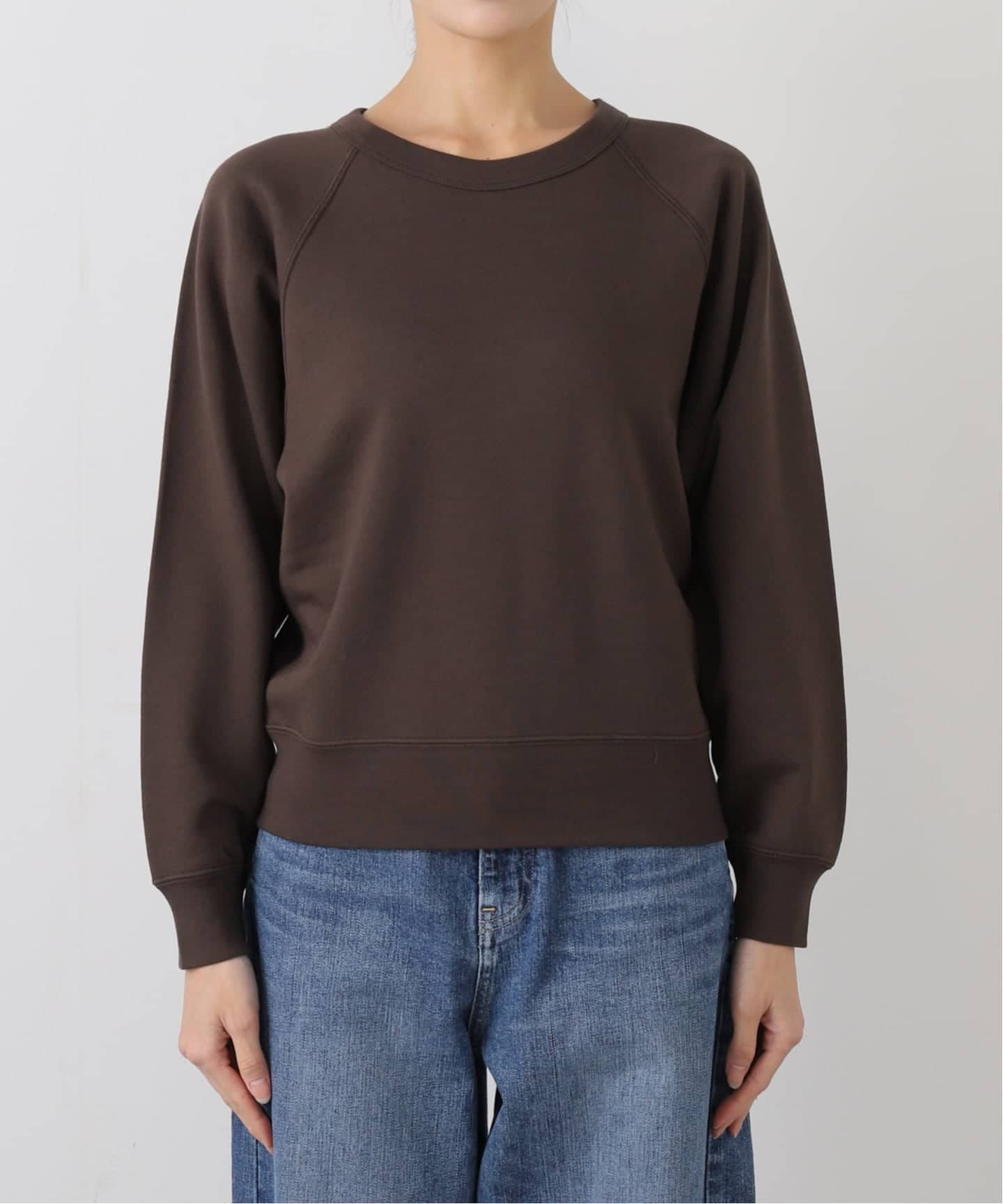 【美品】スローブイエナ 裏毛コンパクトラグランスウェット 24年モデル 美品】スローブイエナ 裏毛コンパクトラグランスウェット 24年モデル