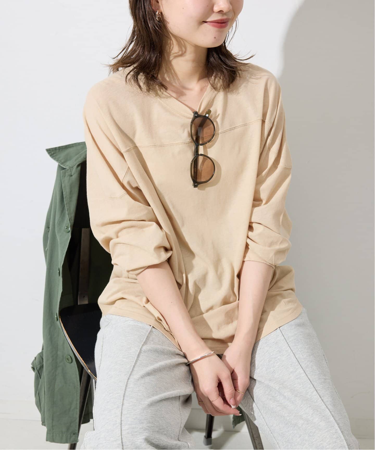 シアーラグランプルオーバー（Tシャツ／カットソー）｜SLOBE IENA
