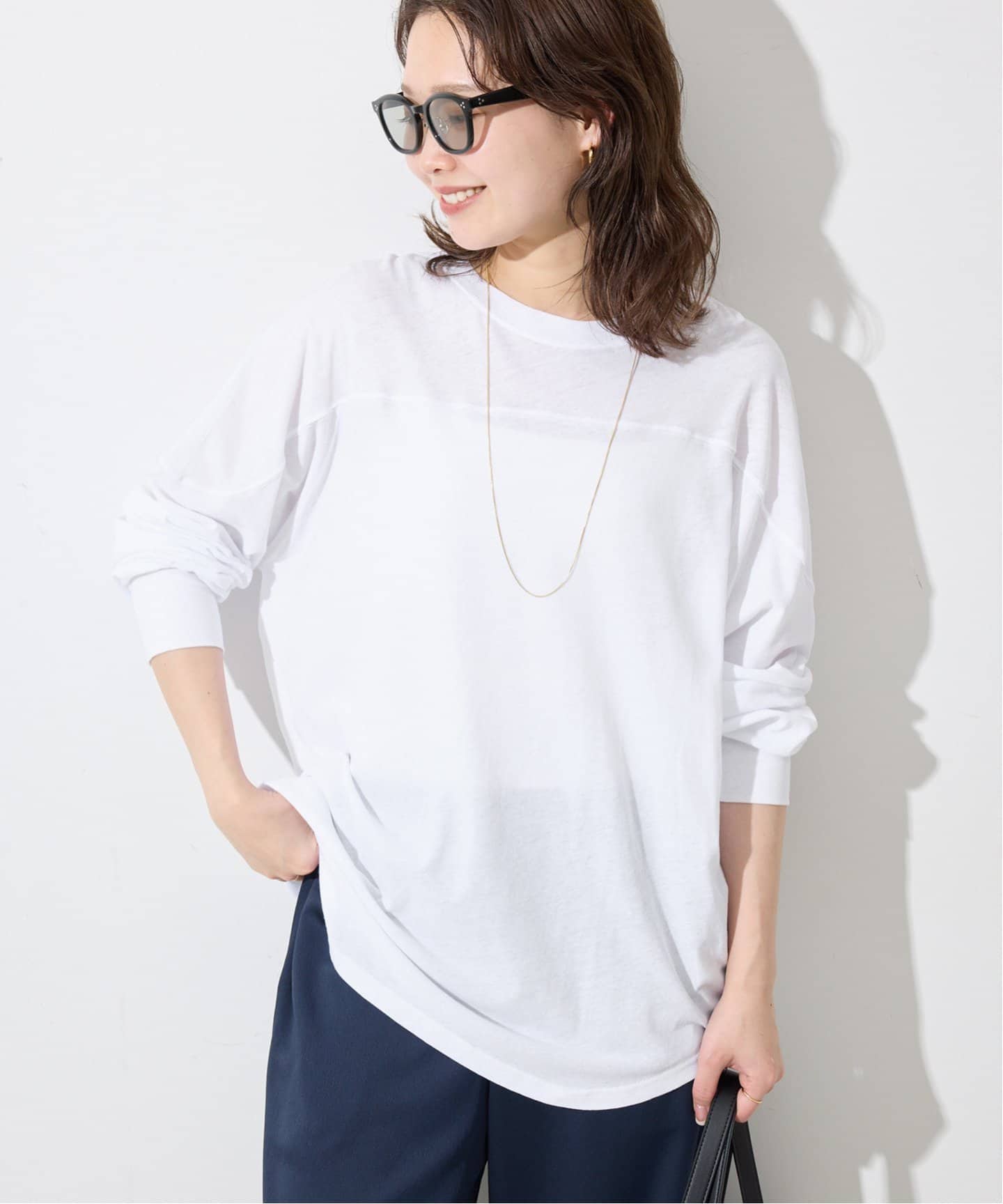 シアーラグランプルオーバー（Tシャツ／カットソー）｜SLOBE