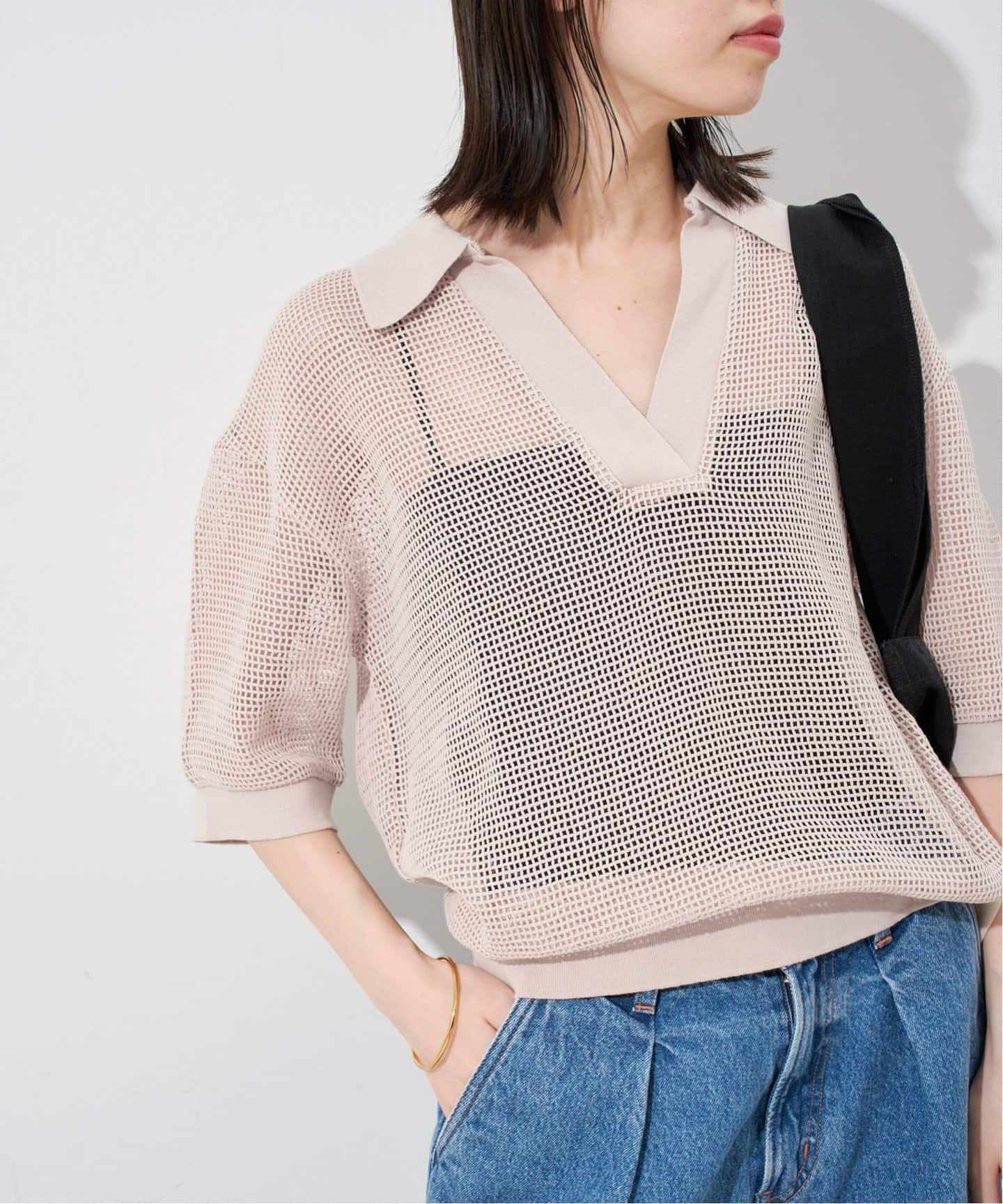 メッシュスキッパープルオーバー（Tシャツ／カットソー）｜SLOBE