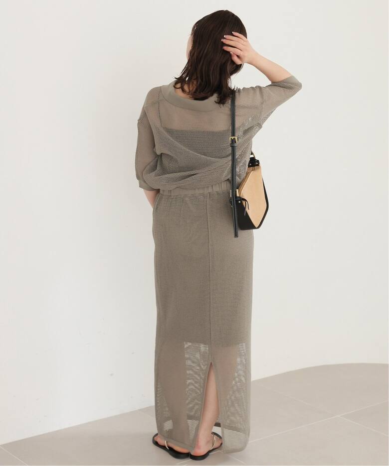 メッシュスキッパープルオーバー（Tシャツ／カットソー）｜SLOBE IENA 