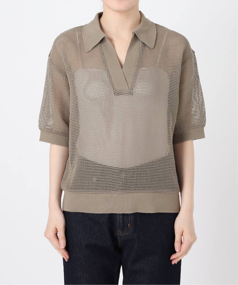メッシュスキッパープルオーバー（Tシャツ／カットソー）｜SLOBE IENA 