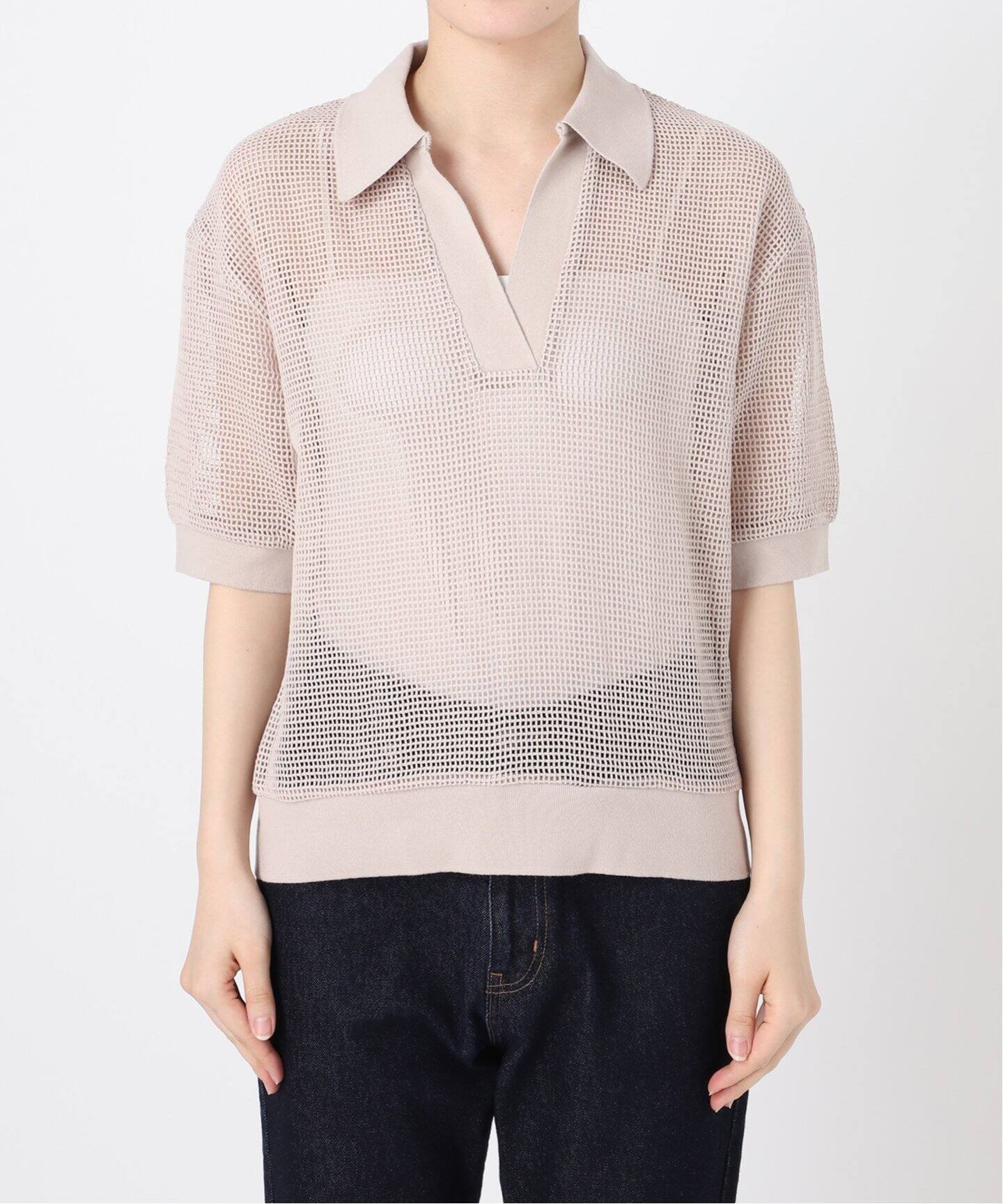 メッシュスキッパープルオーバー（Tシャツ／カットソー）｜SLOBE IENA