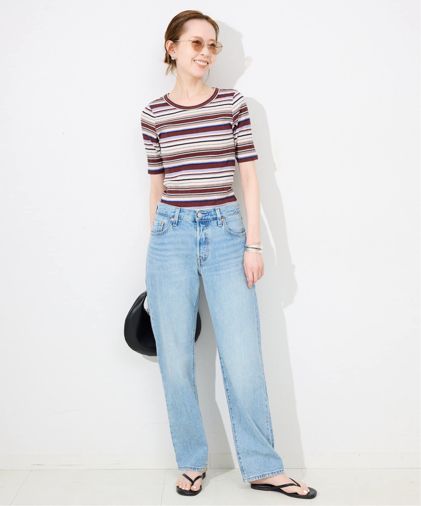 25SS 新品未使用 SLOBE IENA マルチボーダーTEE SLOBE IENA tシャツ マルチボーダーTEE レディース : ZOZOTOWN