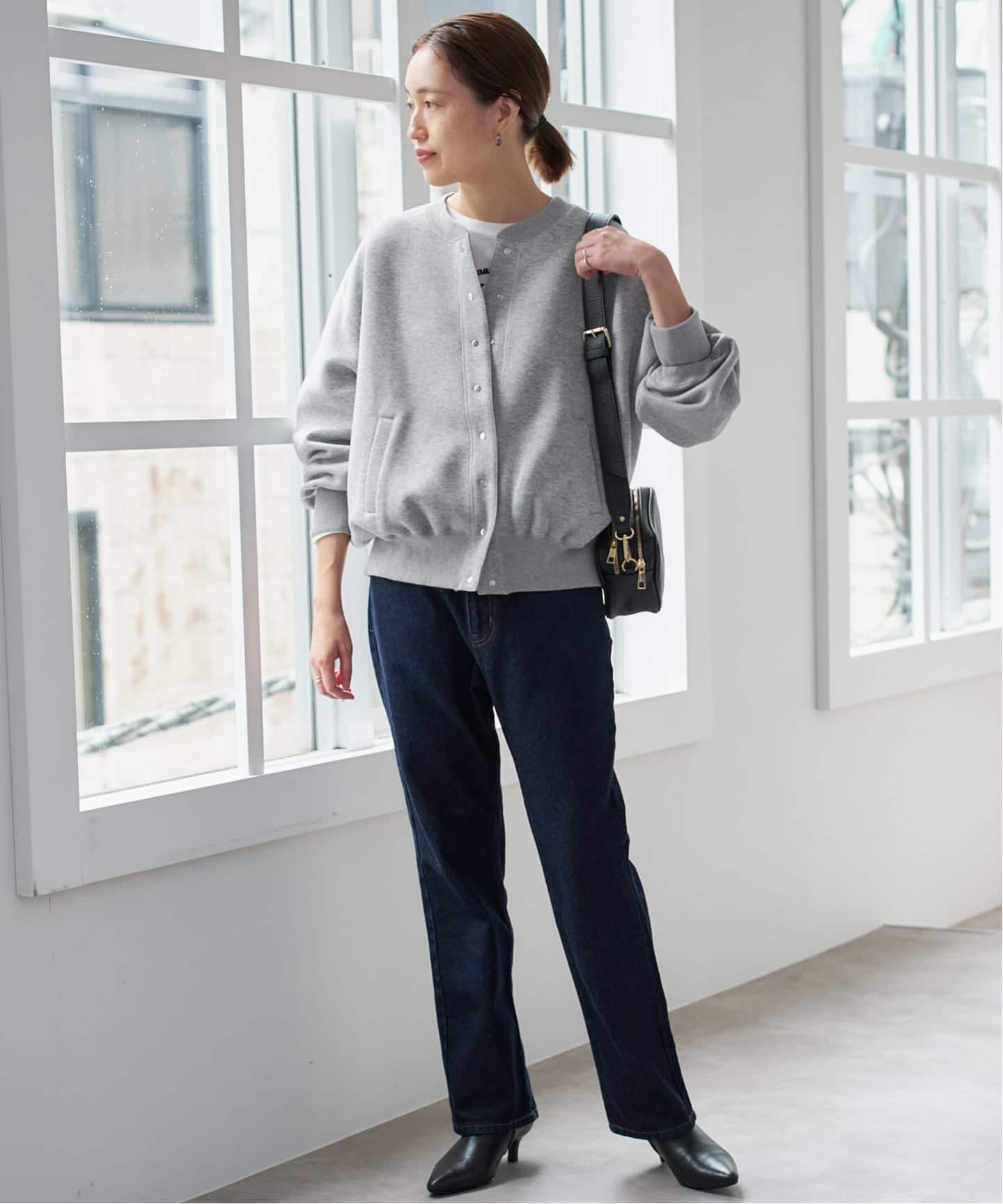 ダンボールクルーネックカーディガン（カーディガン）｜SLOBE IENA