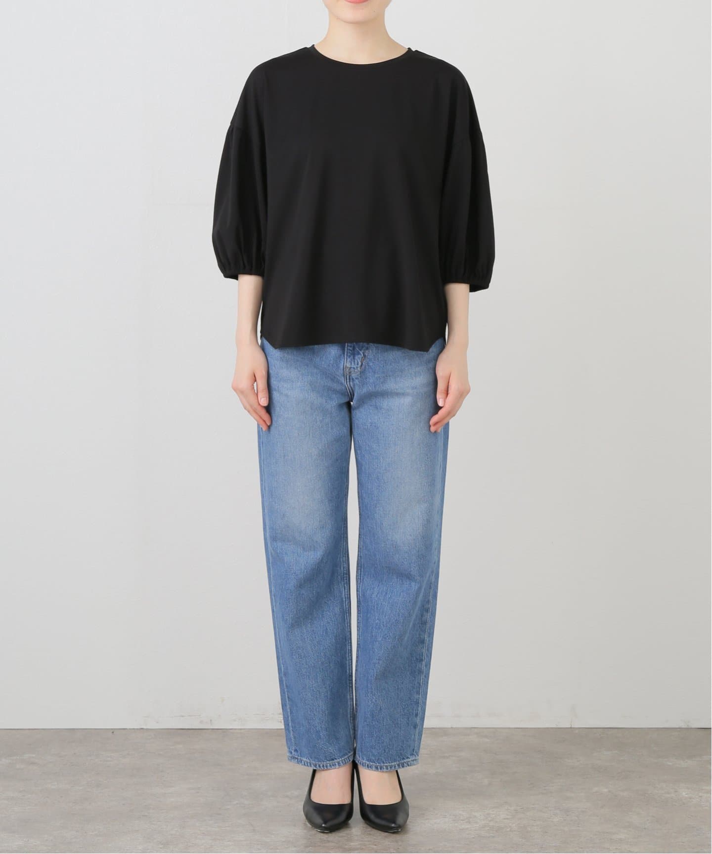新品☆スローブイエナSLOBE IENA☆ポンチボーダープルオーバー 