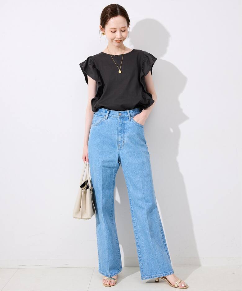 汗染み防止フリルカットソー（Tシャツ／カットソー）｜SLOBE IENA 