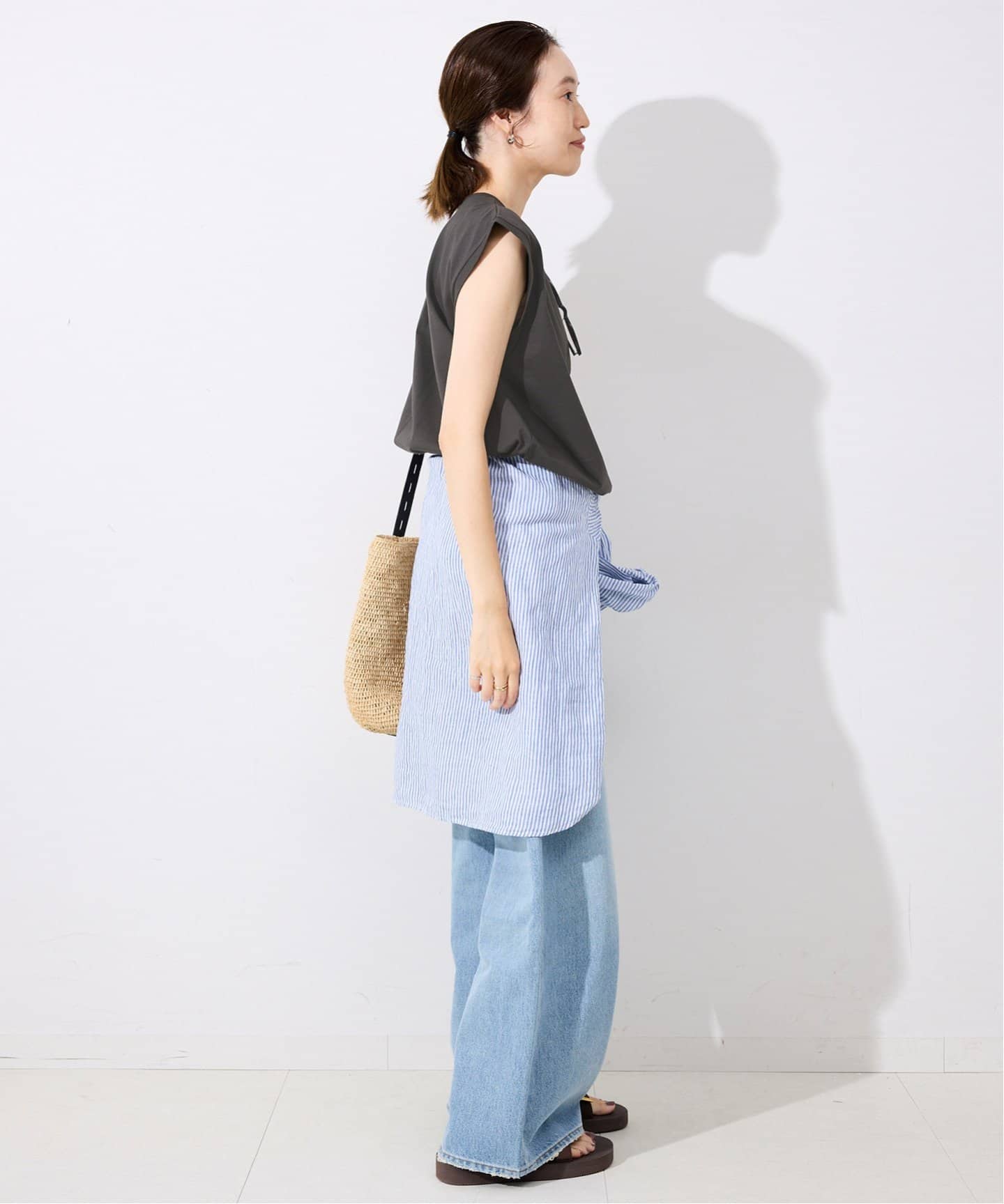 新品　SLOBE IENA 汗染み防止フリルカットソー SLOBE IENA｜汗染み防止フリルカットソー | Rakuten Fashion